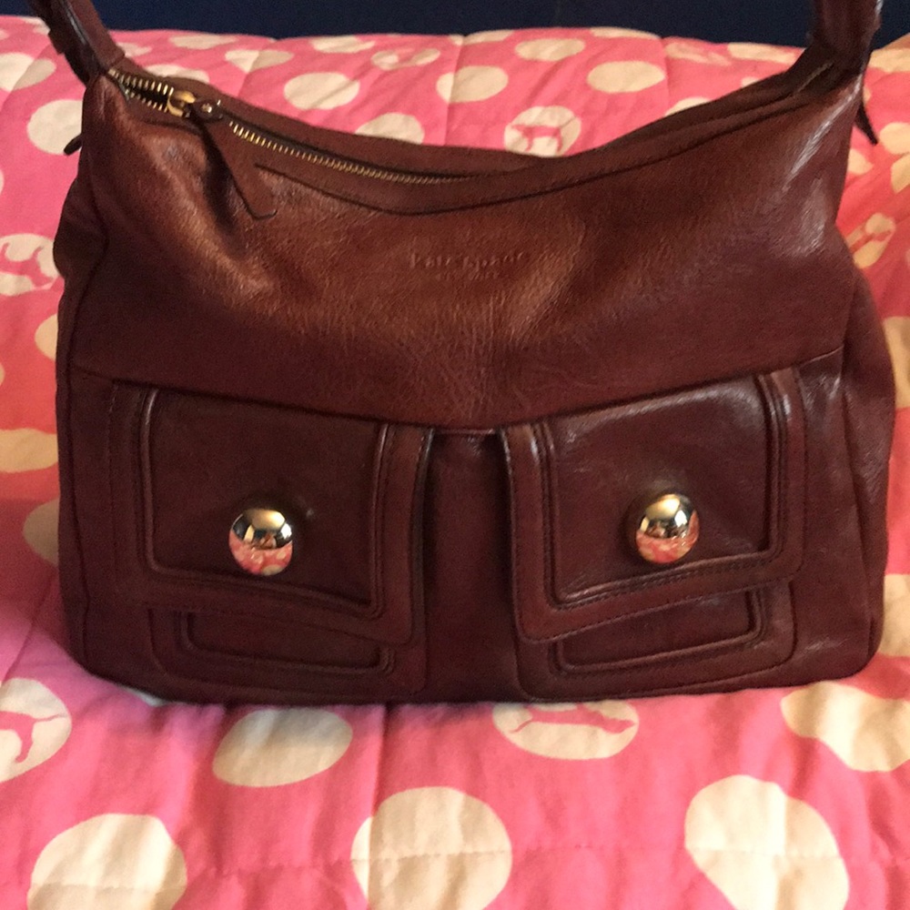 Kate spade brown leather handbag